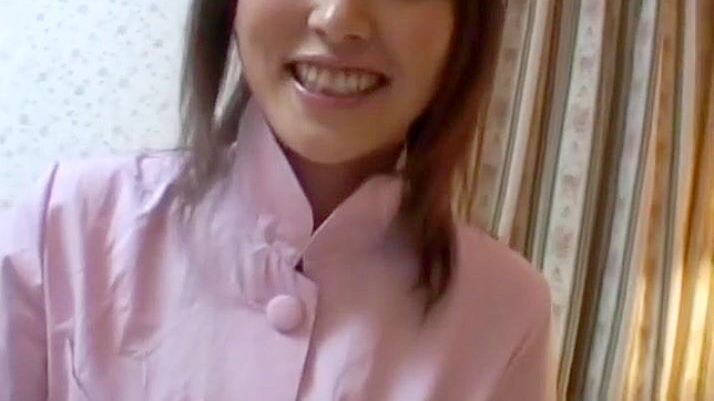 Naughty Japanese Nurse Rides Hard Cock Until She Cums