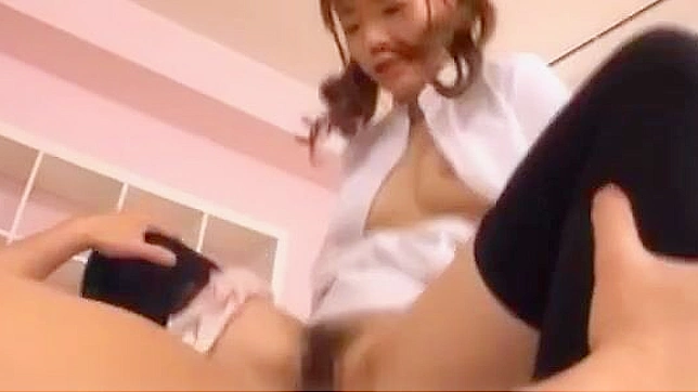 Lustful JAV Milf Suckles His Rock-Hard Manhood Skillfully