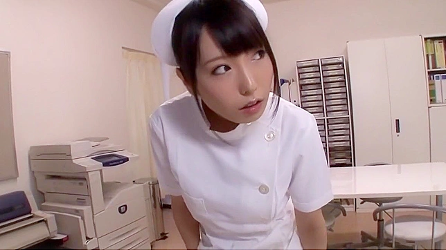 Japanese Nurse Gets Vibrator Massage While Her Pussy Aches For More