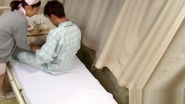 Naughty Japanese Nurse Seduces & Rides Her Patient Hardly