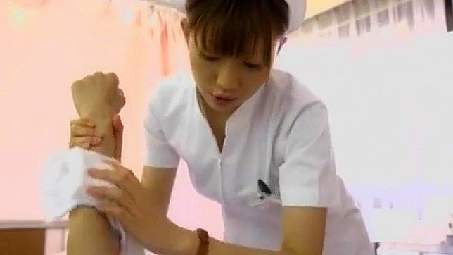 Redhead Nurse Enjoying Bath & Seductive Oral Pleasure