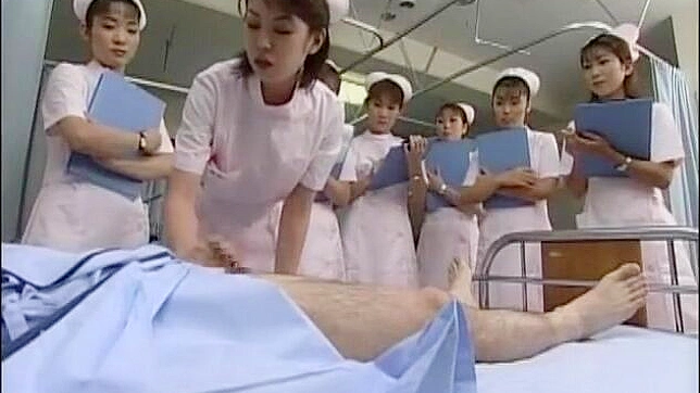 Horny Nurses Ayumi & Friends Treat Dicks With Hot Handjobs