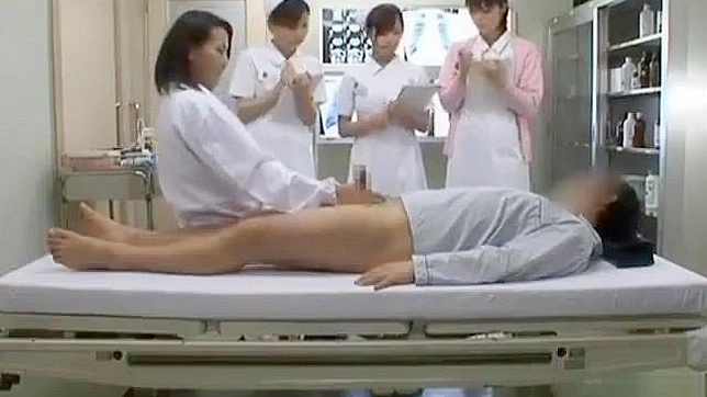 Seductive Asian Nurses Take Turns Pleasuring Patient Hardly