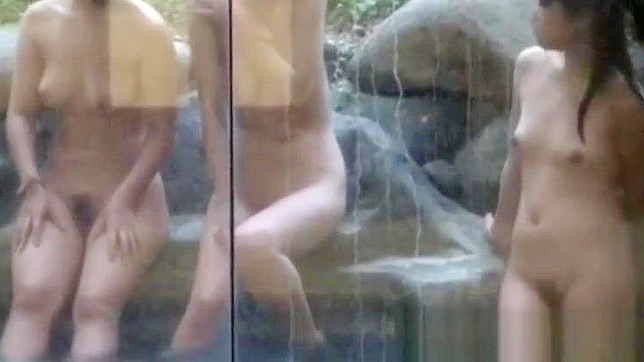 JAV Beauties Soak Up Ecstasy In Steamy Public Showers Together