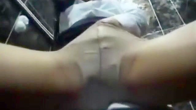 Korean Beauty Enjoys Private Pleasures in the Bath Room Alone