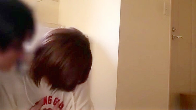 Uniformed Japanese Beauty Tempts & Takes It Hard Live