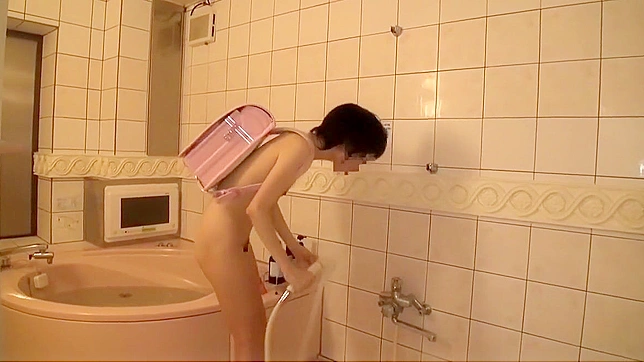 Tied JAV Goddess Gets Sprayed Wildly in Shower Showdown