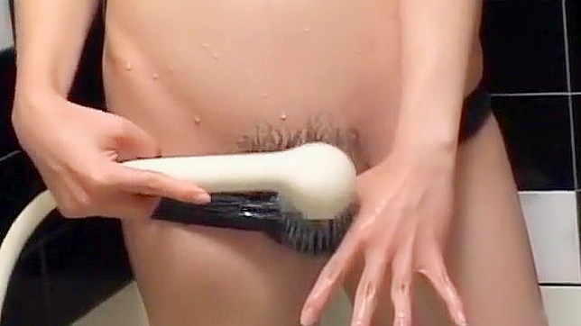 Miwa Matsuura Shows Off Her Fetishes in Shower Orgasms!