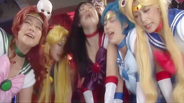 Sailor Moon JAV Girls Enjoy Crazy Group Sex Fantasies