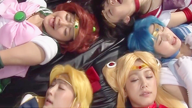 Sailor Moon JAV Girls Enjoy Crazy Group Sex Fantasies