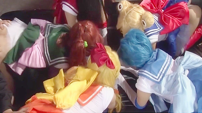 Sailor Moon JAV Girls Enjoy Crazy Group Sex Fantasies