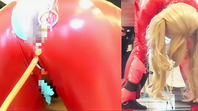 Skintight Suit JAV Beauty Shows Off Stunning Hot Body