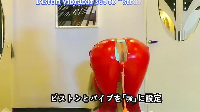 Skintight Suit JAV Beauty Shows Off Stunning Hot Body