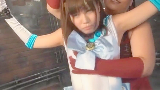Luscious JAV Babe in Damsel-in-Distress Sex Play Scene