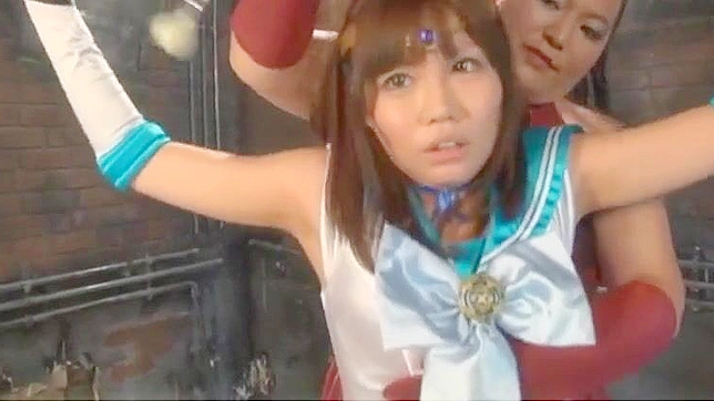 Luscious JAV Babe in Damsel-in-Distress Sex Play Scene