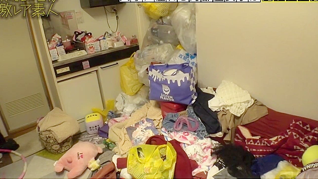 Mysterious MILF Reveals Her Seductive Body in Chaotic Room Sex