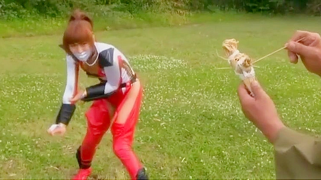 Seductive Female Ninja Binds and Rides Her Warrior Lover Hardly