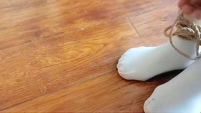 Bound Beauty Twists & Bends While Her Lover Dominates Hardly