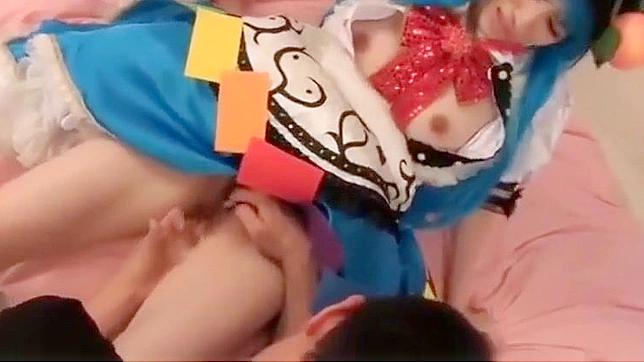 Tempting Jav Secretary Tenshi Hinanawi Toying Pussy & Cock+Sucking ecstasy