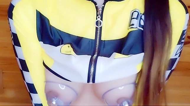 JAV Idol's Luscious Nipples Sparkle in 3-Way Electric Pleasure