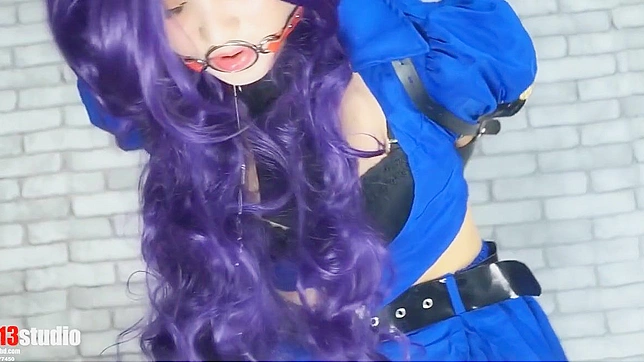 Sultry Jav Cop in Blue Uniform Tempts With Seductive Acts