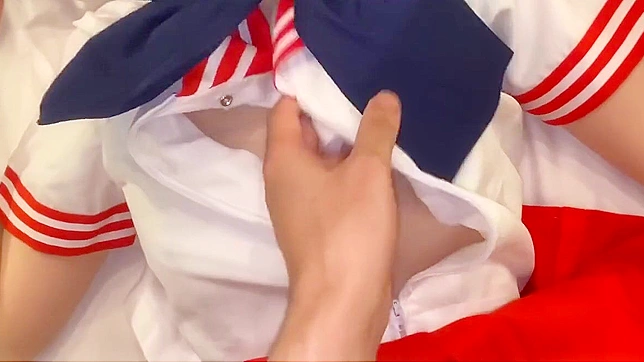 College Jav Beauty in Costume Gets Cuming Creampie Fill