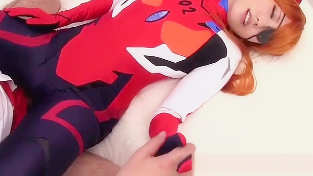 Asuka Evangelion Tempts You With Her Sultry Anime Cosplay Fantasy