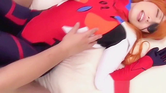 Asuka Evangelion Tempts You With Her Sultry Anime Cosplay Fantasy