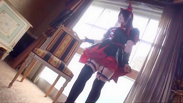 Hot Geek Shows Off Stunning JAV Cosplay Porn Skills Online