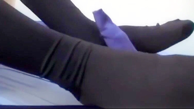 Sizzling JAV Star Wears Seductive Stockings for Hot Action