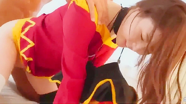 Luscious Amatsuki-Chan Teases Hard in Seductive Anime Cosplay Showdown