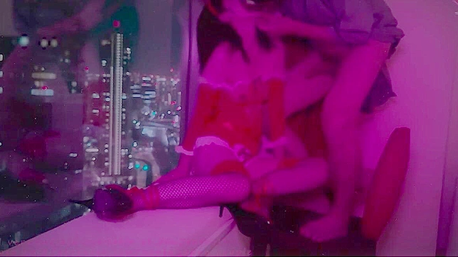 Luscious Japanese MILF Enchants Xmas Night With Steamy Action