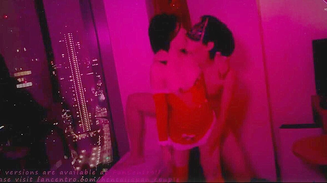 Luscious Japanese MILF Enchants Xmas Night With Steamy Action