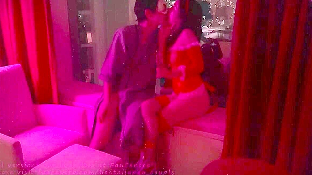 Luscious Japanese MILF Enchants Xmas Night With Steamy Action