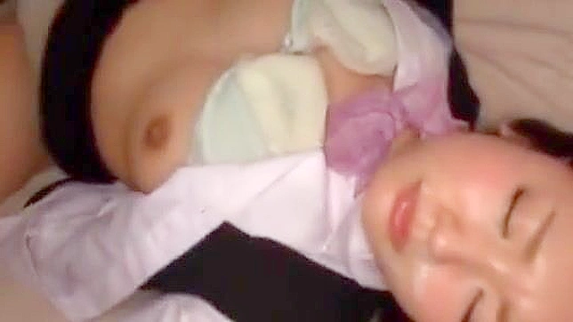 Seductive JAV Goddess Takes Huge Load Right In Her Mouth