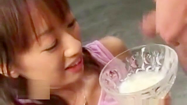 Seductive JAV Star Expertly Swallows With Tempting Skill!