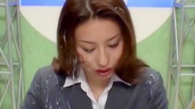 Seductive Japanese Goddess Devours Cocks Before Sticky Bukkake Feast