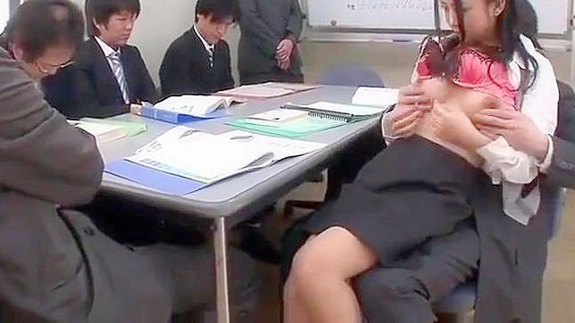 Lustful Japanese Secretary Teases & Satisfaction Ensures Pleasure All Around