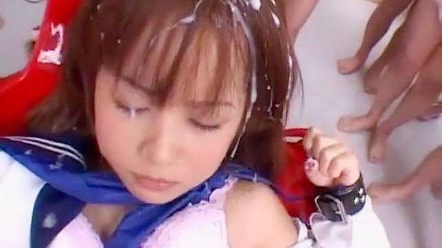 Seductive JAV Cutie Gets Hair Cum-Shot Makeover Drenched in Bliss