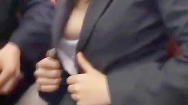 Mesmerized by JAV - Hot Girl 18+ Takes Loads in Epic Bukkake Showdown