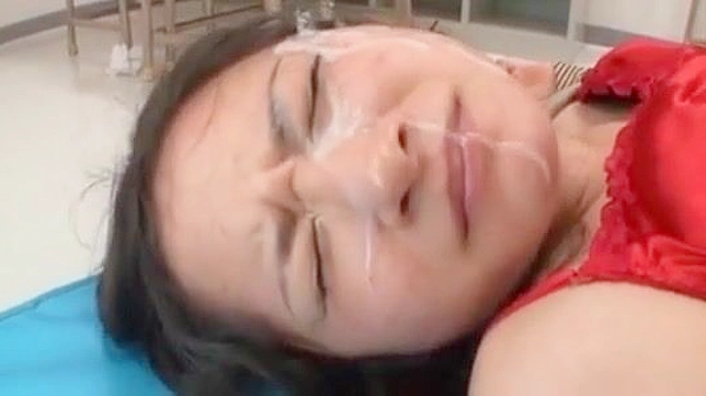 JAV Goddess Facesplattered by Cum in Sensual Orgasmic Showdown