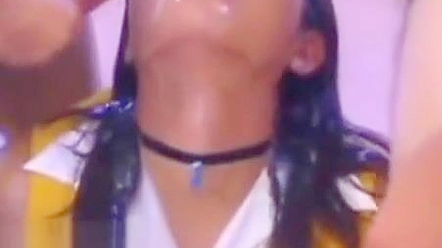 Hot Japanese Doll Takes Hard Cumshots in Her Face