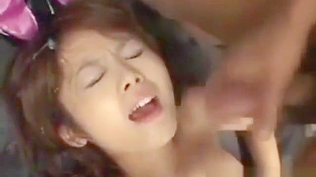 Seductive Japan Slut Takes Bukkake Load With Passionate Desire