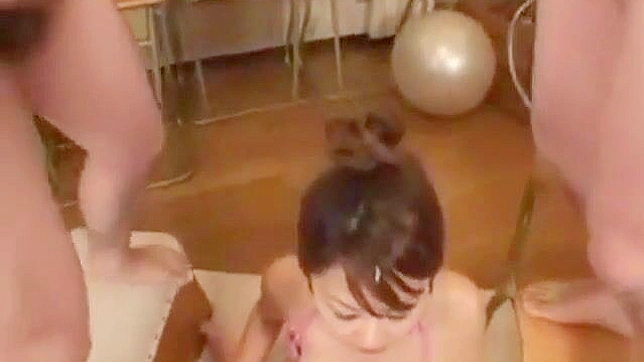 Seductive Japan Slut Takes Bukkake Load With Passionate Desire