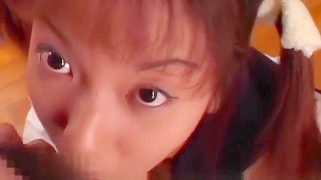 Sensuous Japanese Beauty Enjoys A Delicious Bukkage Party