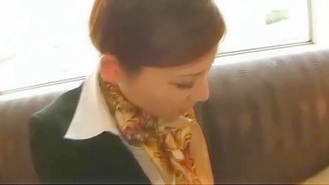 Seductive Asian Flight Attendant Offers Naughty Layover Sex