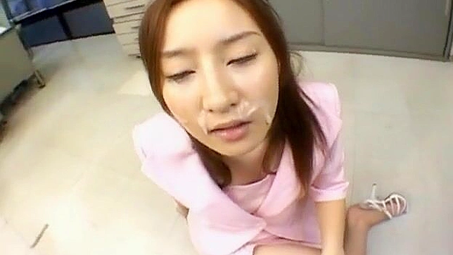 Sensual JAV Starlet Engulfed in Semen During Explicit Office Sex