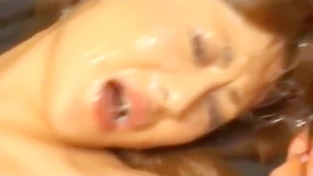 Dripping Wet Japanese MILF - Insane Group Cum Shower