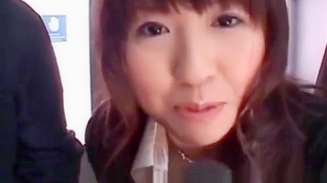 Seductive Japanese Women Pleasure Each Other at Wild Office Bash