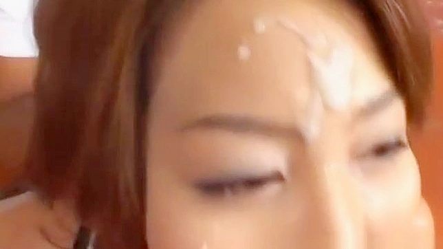 Intense Bukkake Orgy Feasts On Cum-Loving Japanese Girls